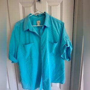 Chico’s Button Blouse size 3 ,
